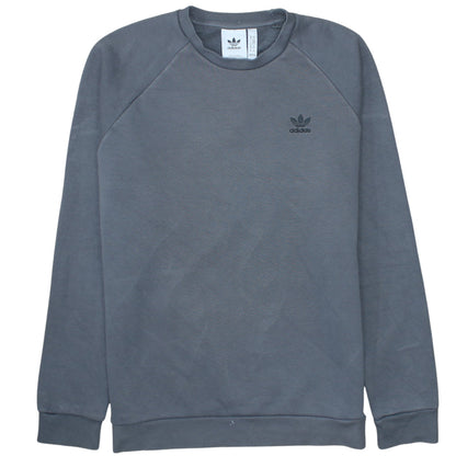 Mens UK Size M adidas Grey Pullover Sweatshirt