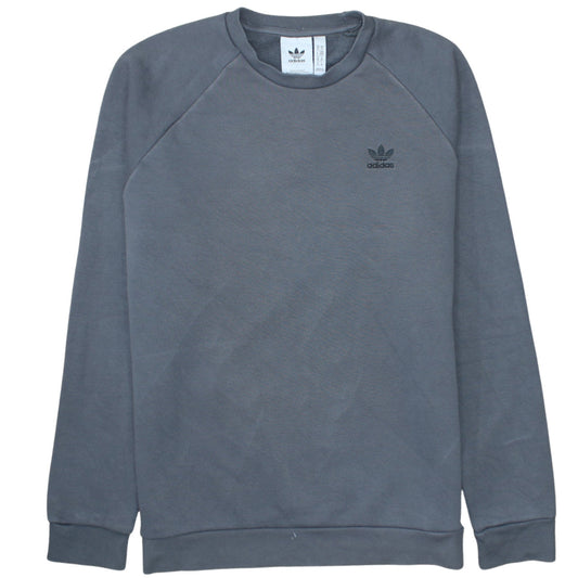 Mens UK Size M adidas Grey Pullover Sweatshirt