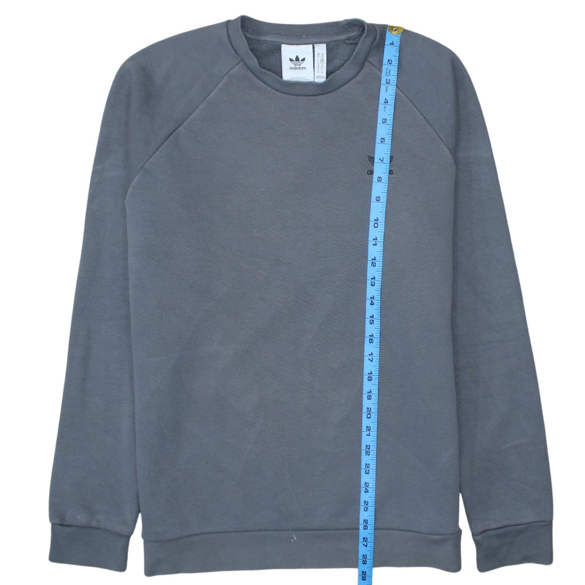 Mens UK Size M adidas Grey Pullover Sweatshirt