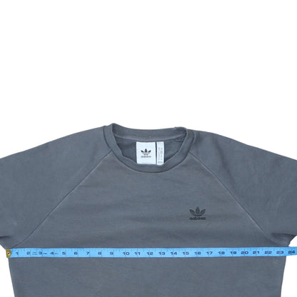 Mens UK Size M adidas Grey Pullover Sweatshirt