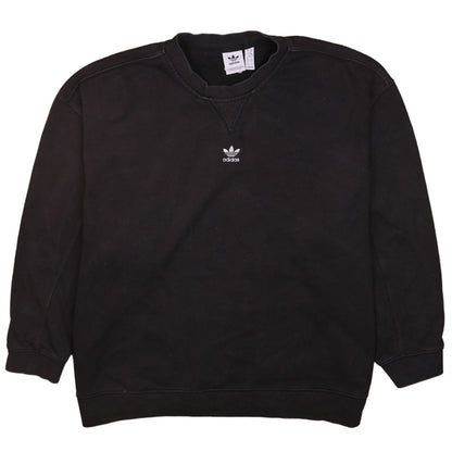 Womens UK Size 22 adidas Black Pullover Sweatshirt