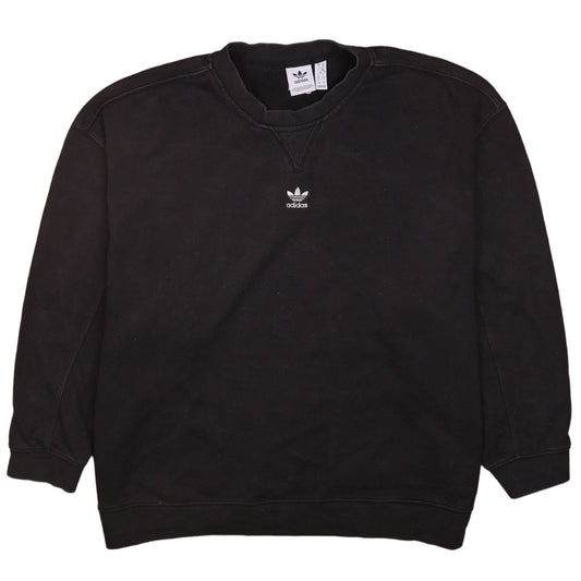 Womens UK Size 22 adidas Black Pullover Sweatshirt