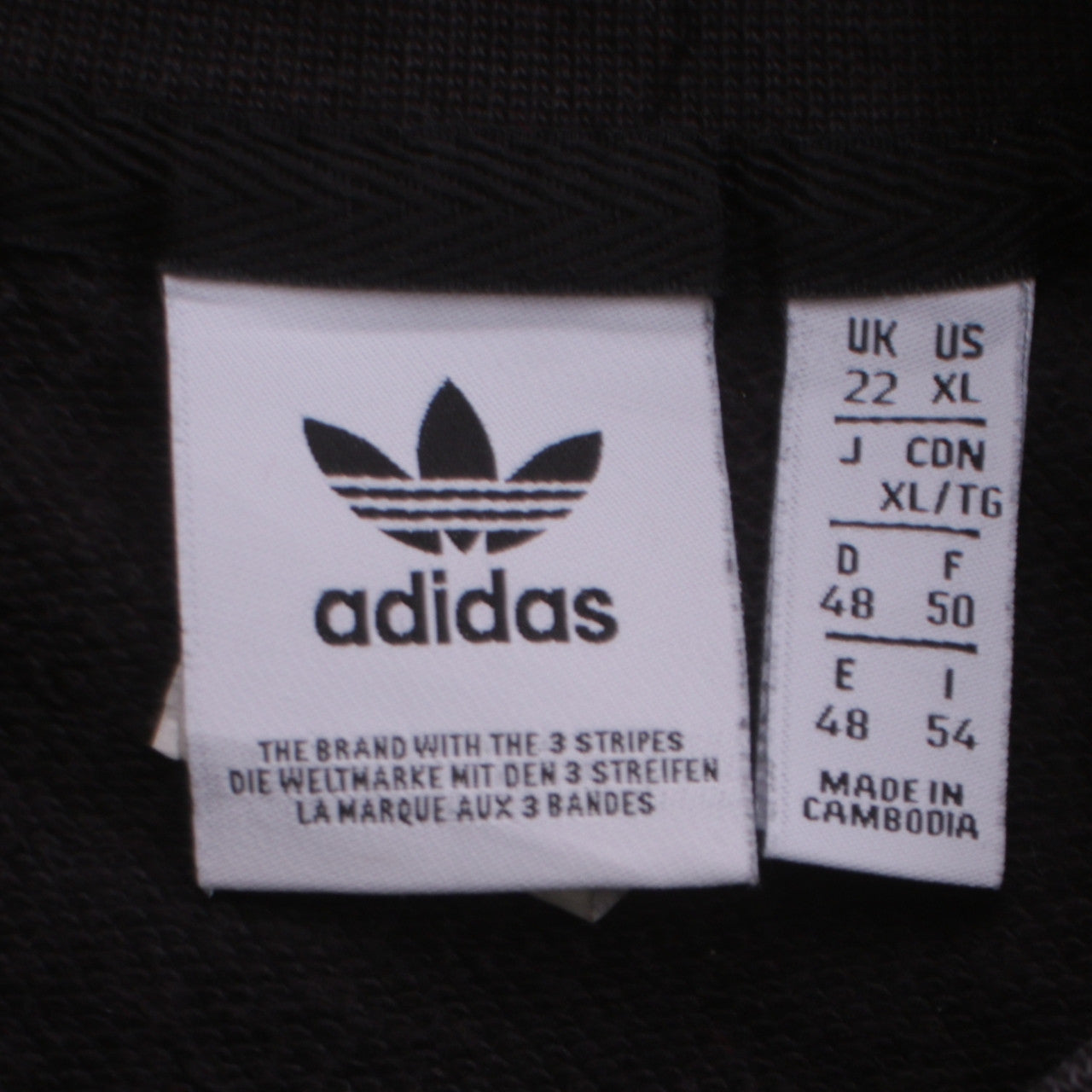 Womens UK Size 22 adidas Black Pullover Sweatshirt