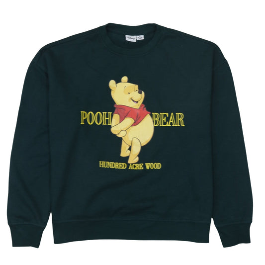 Womens UK Size M Disney Green Pullover Sweatshirt