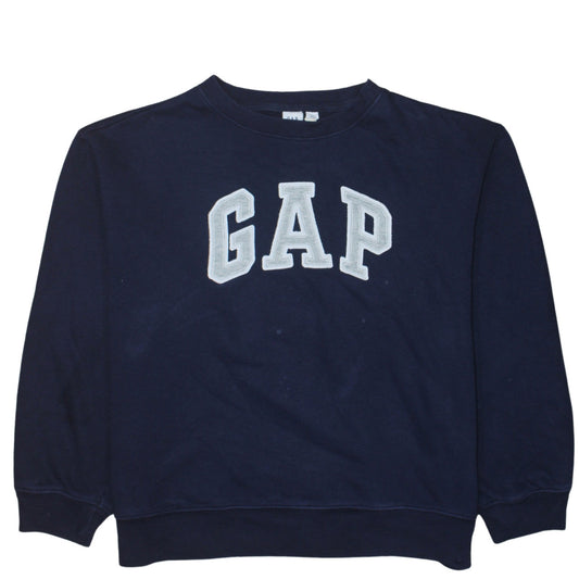 Womens UK Size M Gap Blue Pullover Sweatshirt