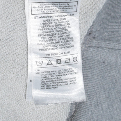 Womens UK Size 8 adidas Grey Pullover Hoodie