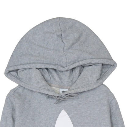 Womens UK Size 8 adidas Grey Pullover Hoodie