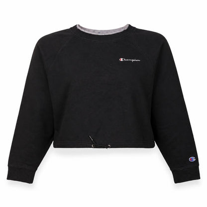 Womens UK Size XL Champion Black Pullover Sweatshirt