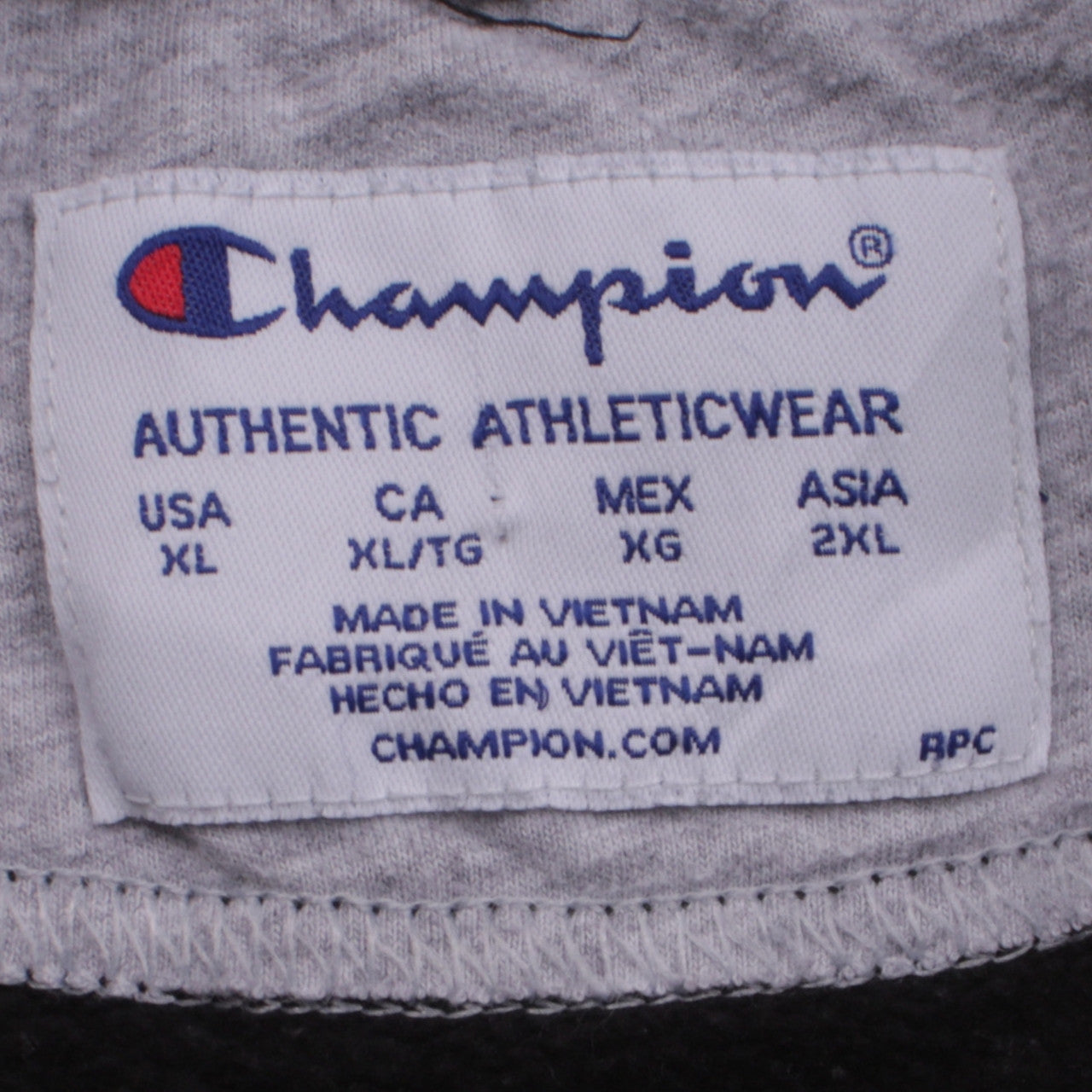 Womens UK Size XL Champion Black Pullover Sweatshirt