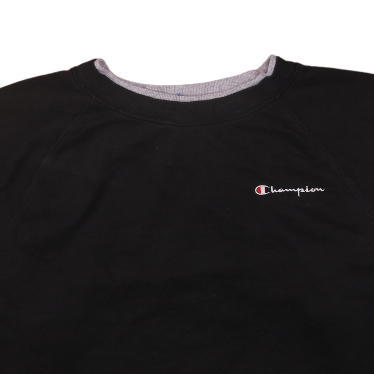 Womens UK Size XL Champion Black Pullover Sweatshirt