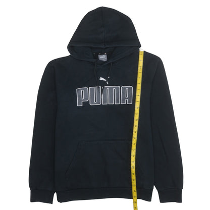 Mens UK Size L PUMA Black Pullover Hoodie