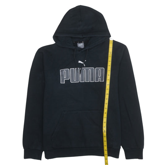 Mens UK Size L PUMA Black Pullover Hoodie