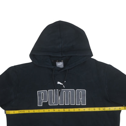 Mens UK Size L PUMA Black Pullover Hoodie