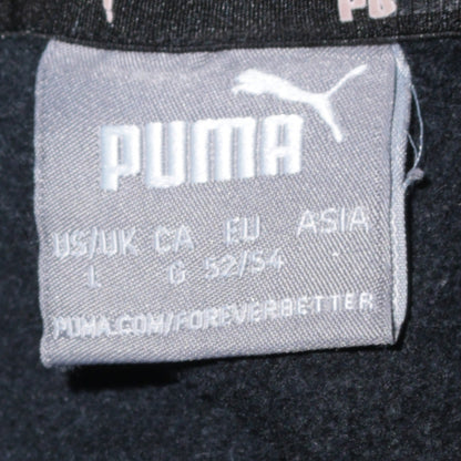 Mens UK Size L PUMA Black Pullover Hoodie