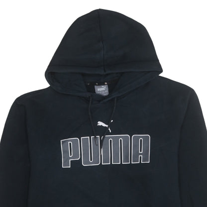 Mens UK Size L PUMA Black Pullover Hoodie