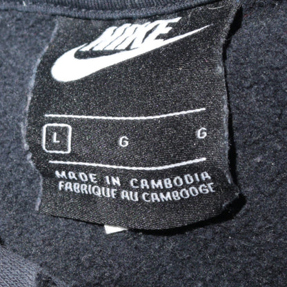 Mens UK Size L Nike Black Pullover Hoodie