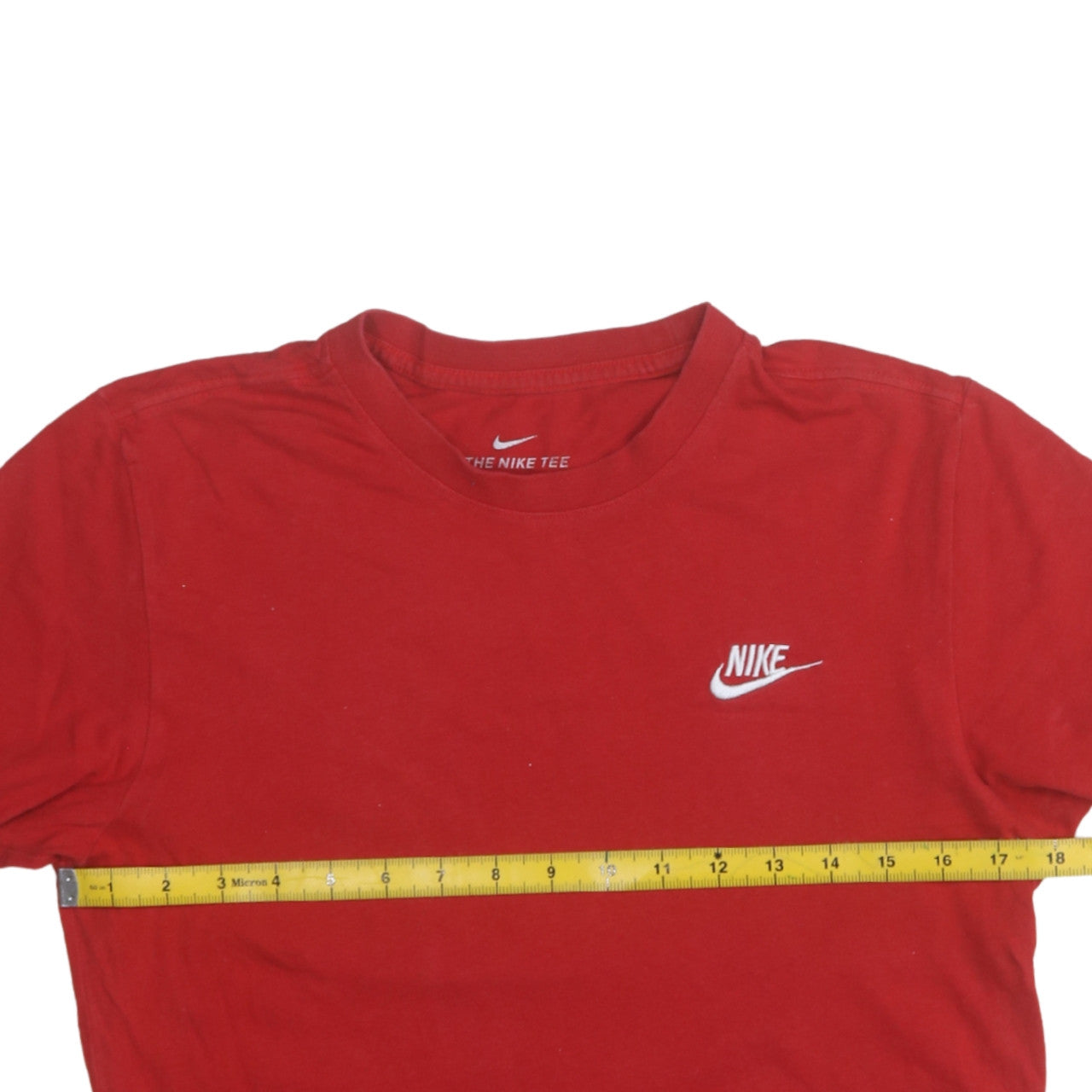 Nike Men's Red Crew Neck Short Sleeve Cotton T-Shirt XS