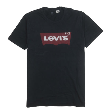 Mens UK Size M Levi's Black  T-Shirt