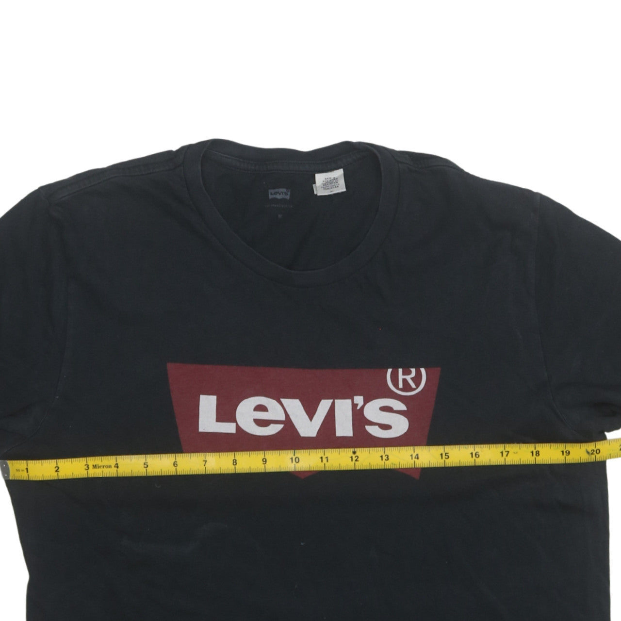 Mens UK Size M Levi's Black  T-Shirt