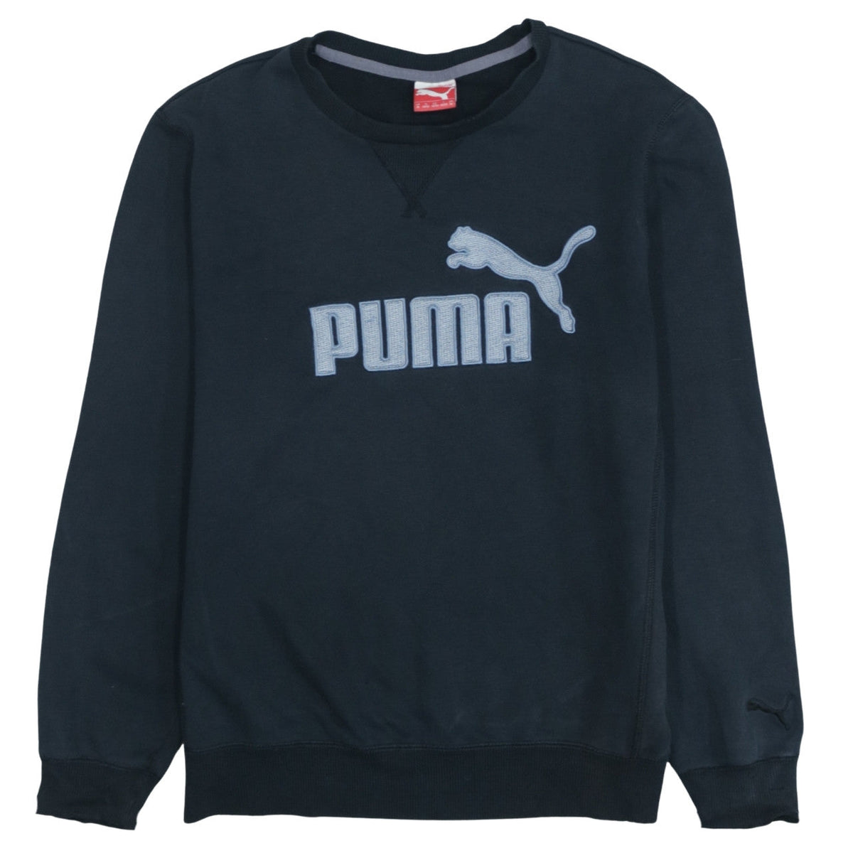 Mens UK Size M PUMA Black Pullover Sweatshirt