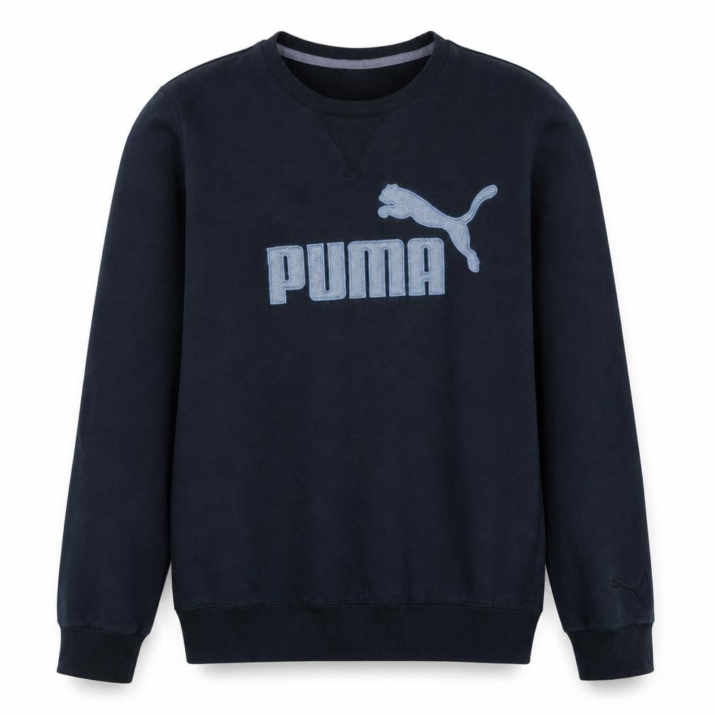 Mens UK Size M PUMA Black Pullover Sweatshirt