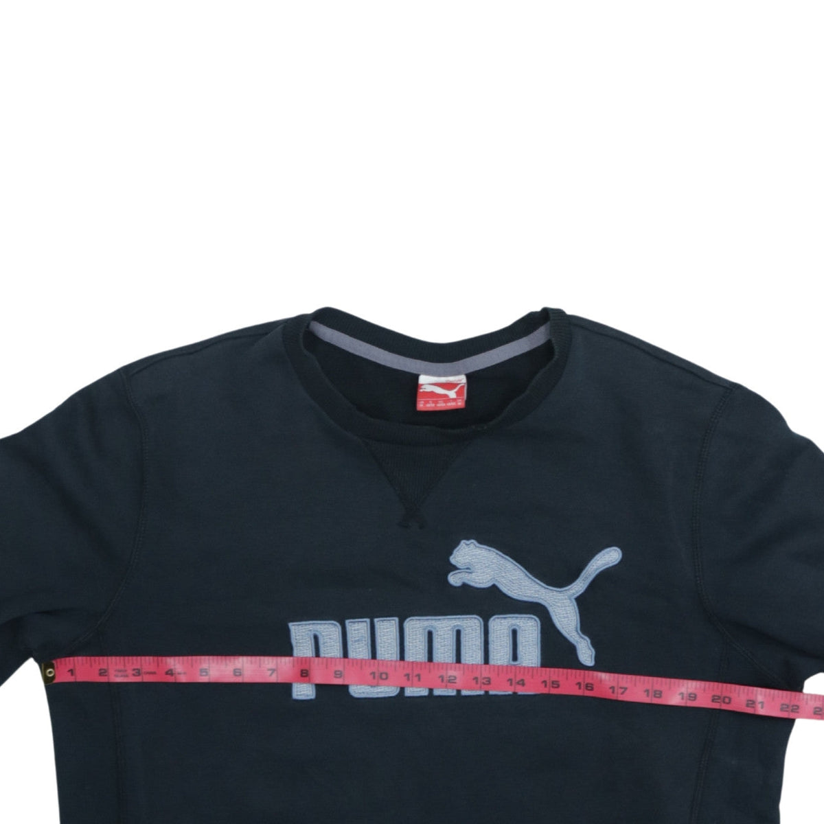 Mens UK Size M PUMA Black Pullover Sweatshirt