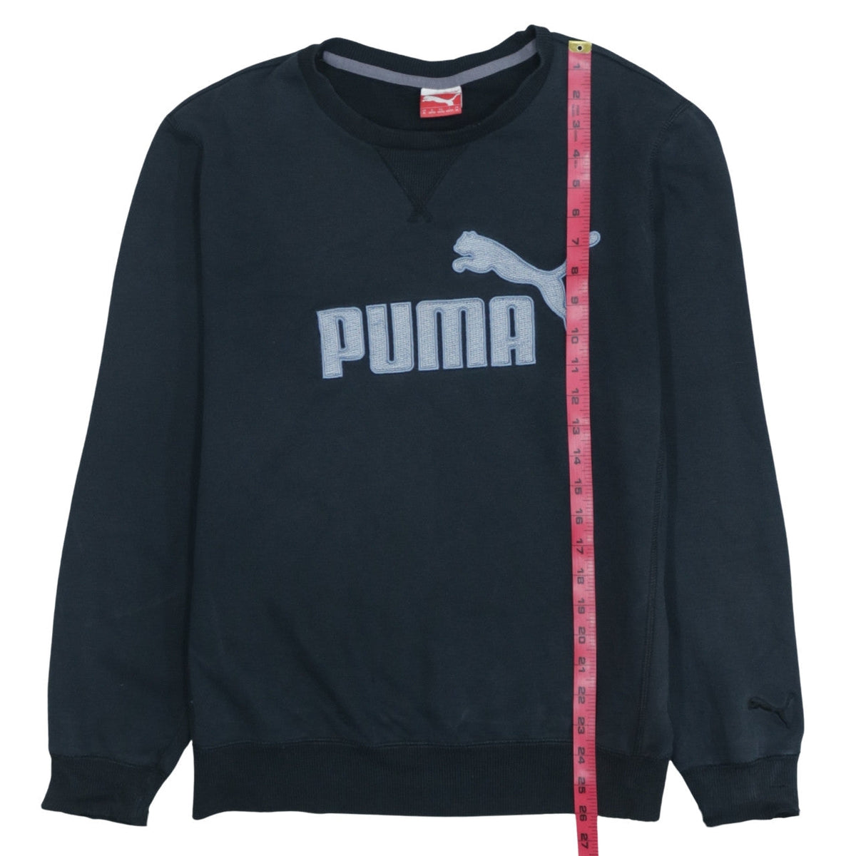 Mens UK Size M PUMA Black Pullover Sweatshirt