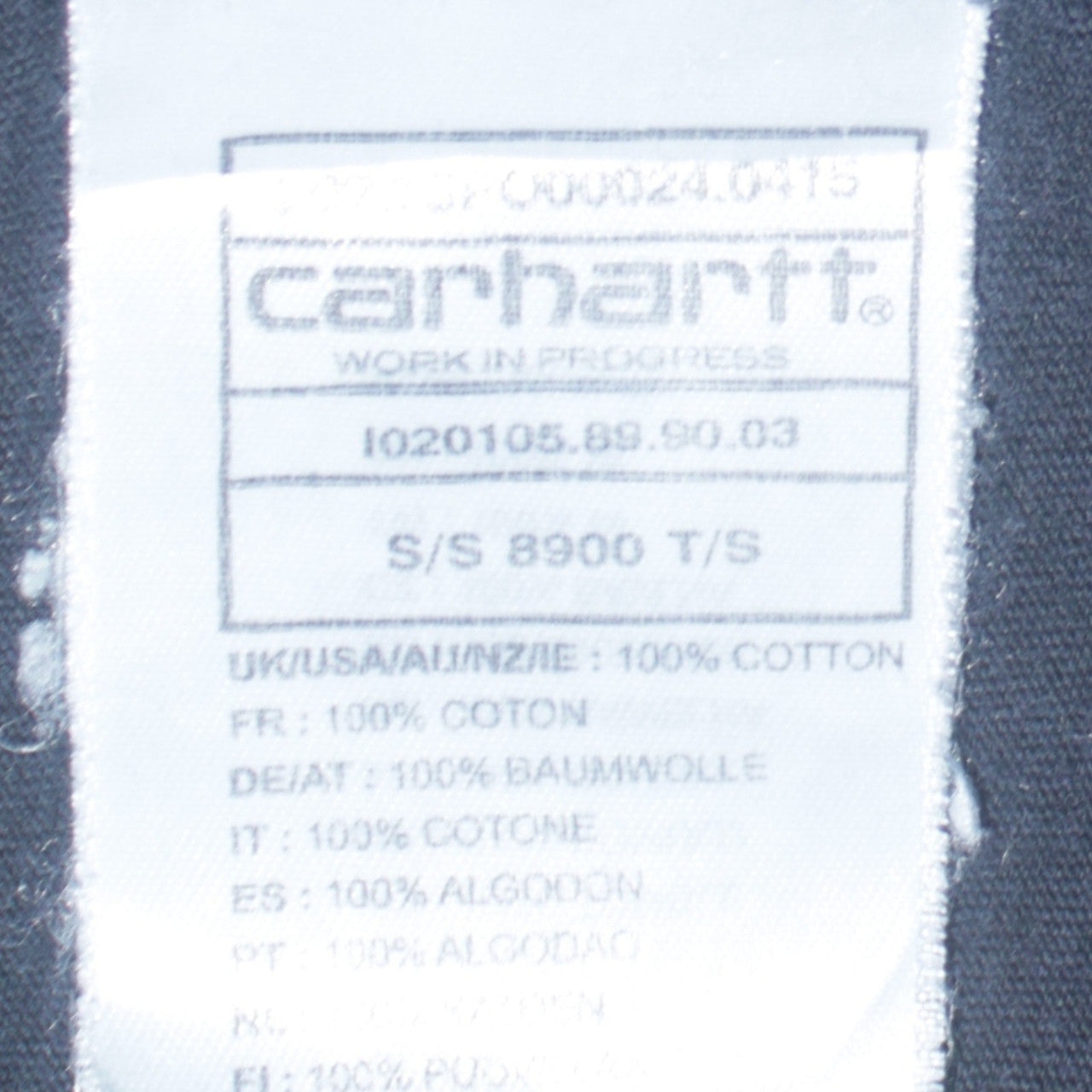 Mens UK Size L Carhartt Black  T-Shirt