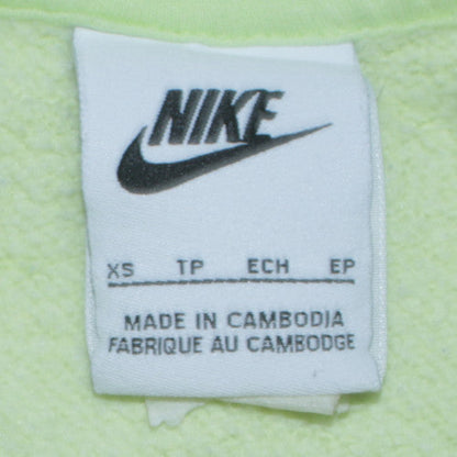 Mens UK Size XS Nike Green Pullover Sweatshirt