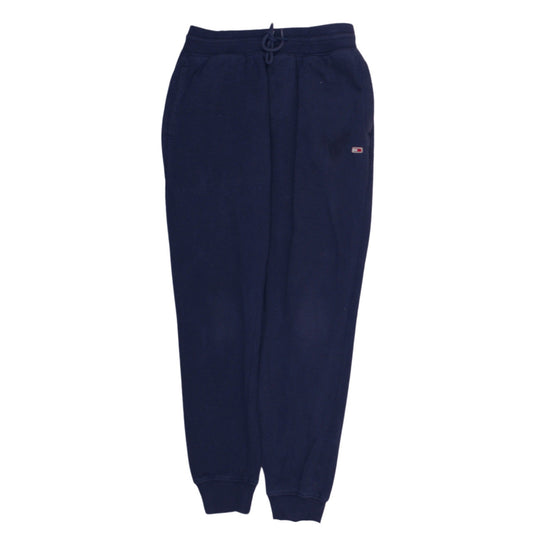 Mens UK Size S Tommy Jeans Regular Fit Jogger Blue Trousers