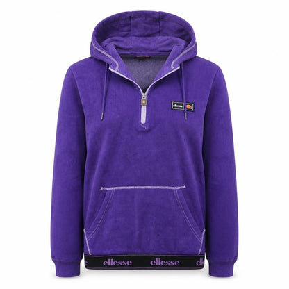 Womens UK Size M ellesse Purple Pullover Hoodie