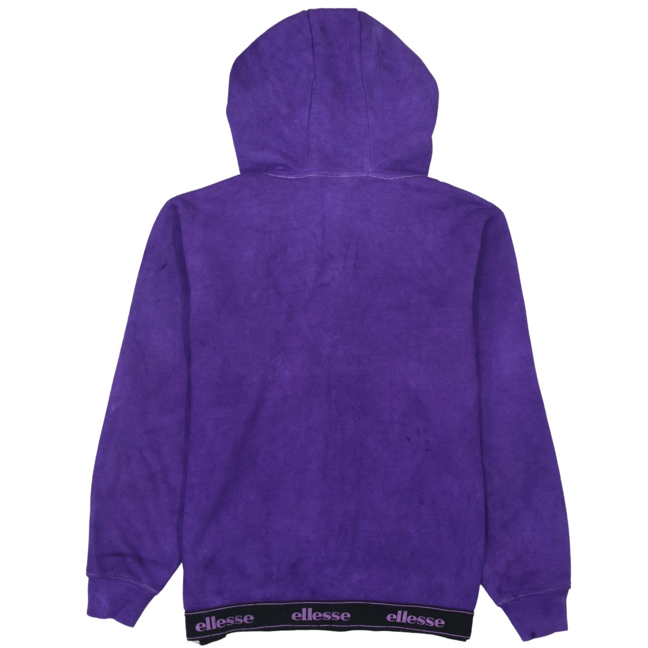 Womens UK Size M ellesse Purple Pullover Hoodie