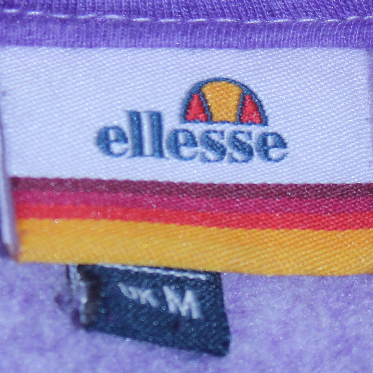 Womens UK Size M ellesse Purple Pullover Hoodie