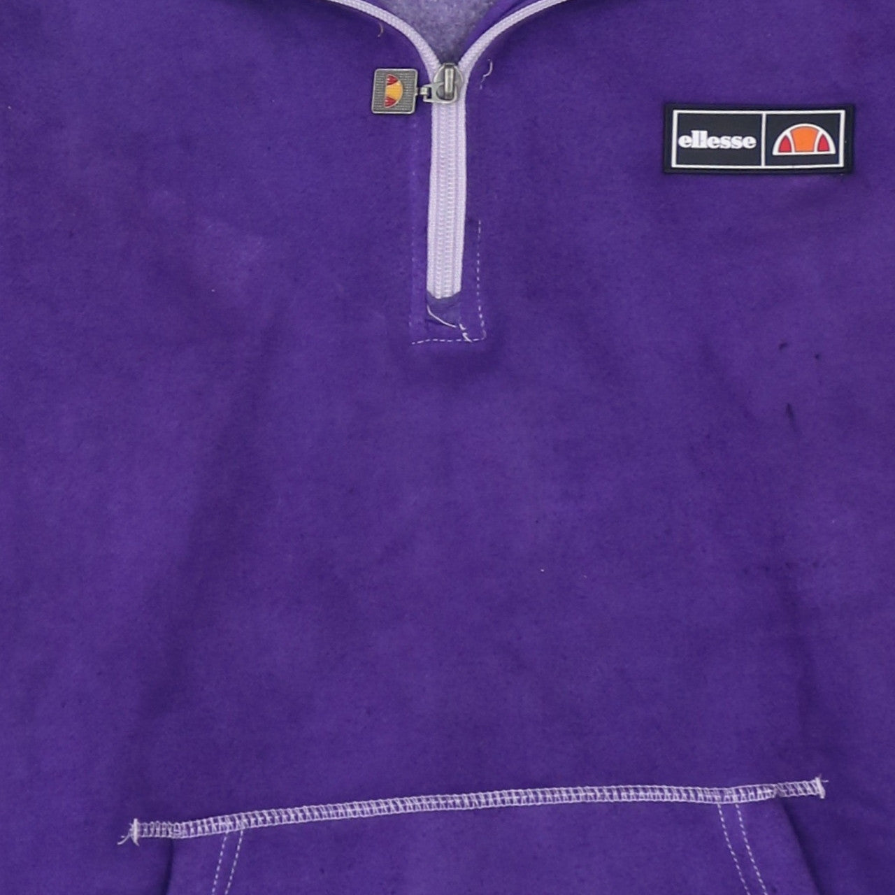 Womens UK Size M ellesse Purple Pullover Hoodie