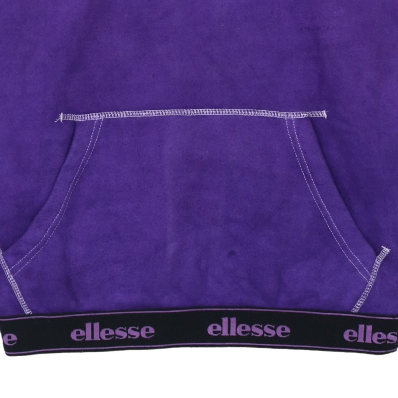 Womens UK Size M ellesse Purple Pullover Hoodie