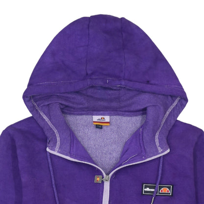 Womens UK Size M ellesse Purple Pullover Hoodie