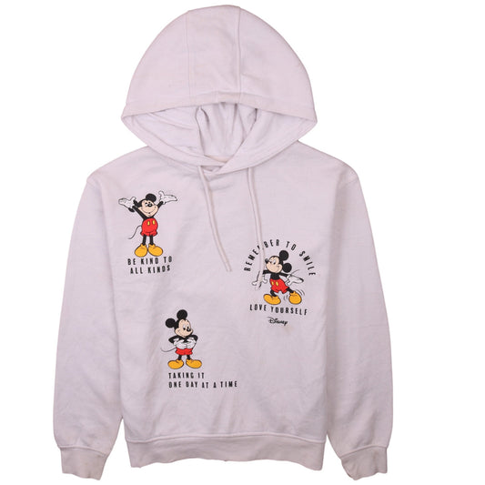 Womens UK Size XS Disney White Pullover Hoodie
