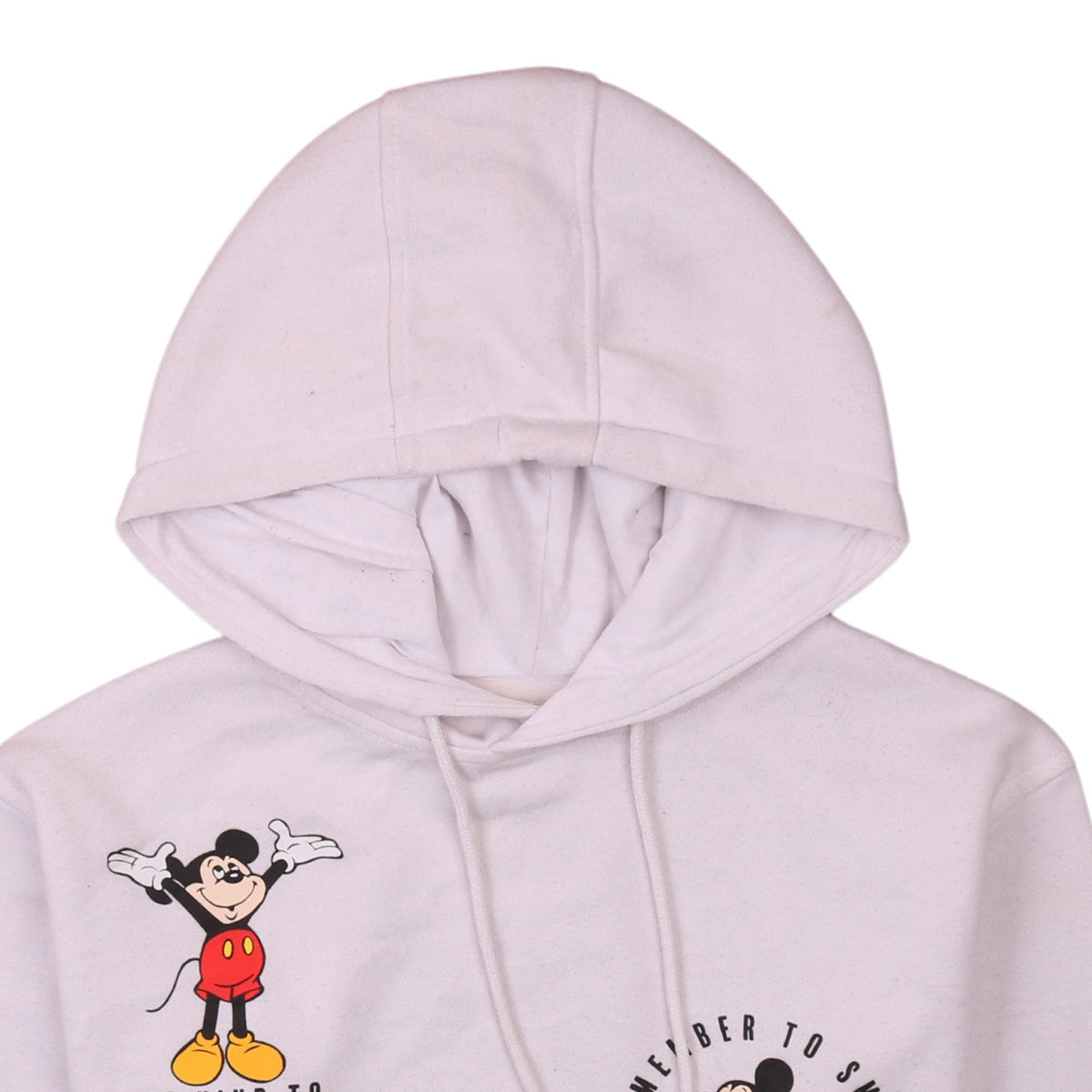 Womens UK Size XS Disney White Pullover Hoodie