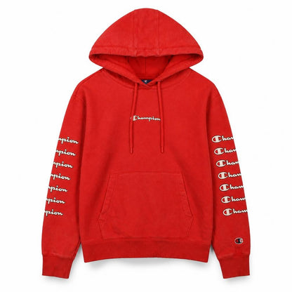 Womens UK Size XS Champion Red Pullover Hoodie
