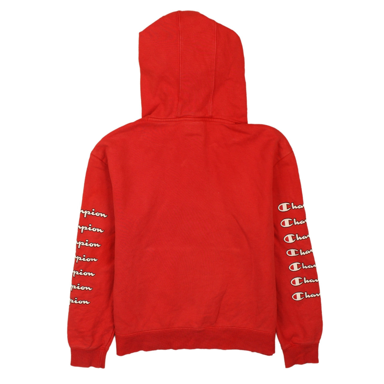 Womens UK Size XS Champion Red Pullover Hoodie