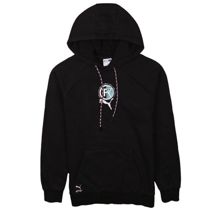 Mens UK Size S PUMA Black Pullover Hoodie