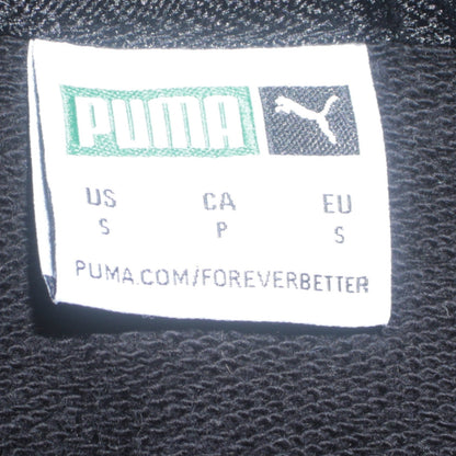 Mens UK Size S PUMA Black Pullover Hoodie