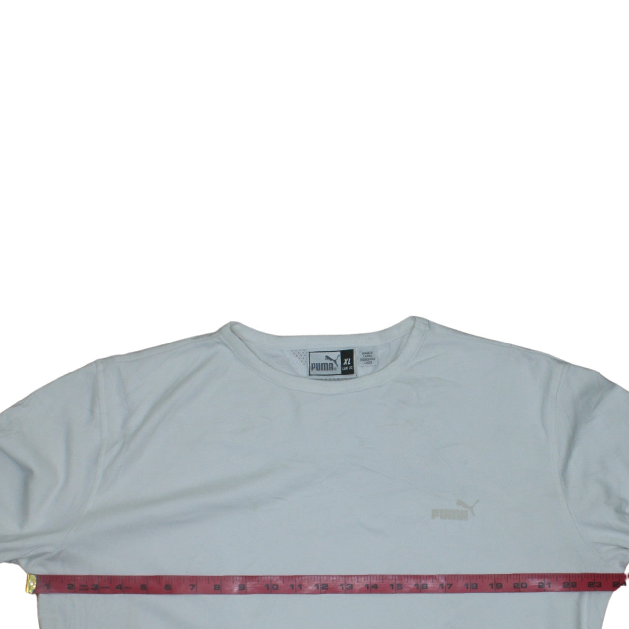 Mens UK Size XL PUMA White Pullover Sweatshirt