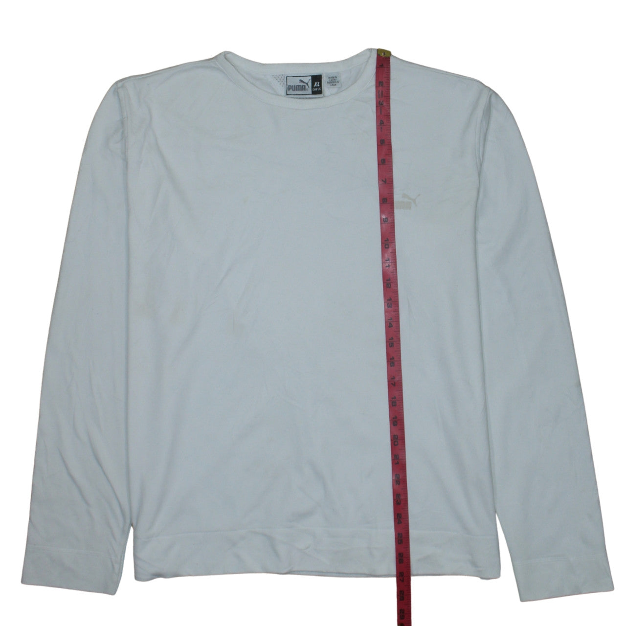 Mens UK Size XL PUMA White Pullover Sweatshirt