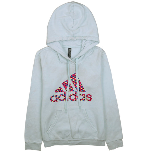 Womens UK Size S adidas Blue Pullover Hoodie