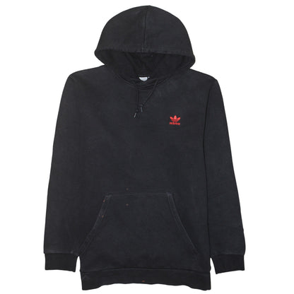 Mens UK Size L adidas Black Pullover Hoodie