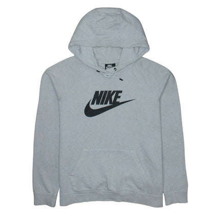 Mens UK Size M Nike Grey Pullover Hoodie