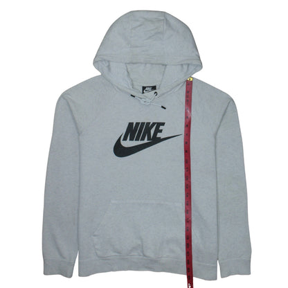 Mens UK Size M Nike Grey Pullover Hoodie