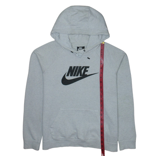 Mens UK Size M Nike Grey Pullover Hoodie