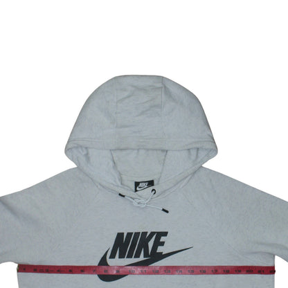 Mens UK Size M Nike Grey Pullover Hoodie